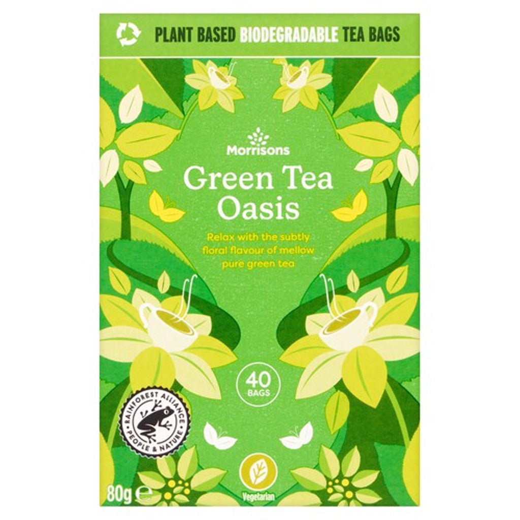 Morrisons Aromatic Green Tea 40 pack - UK Food & Drink - 5010251609216