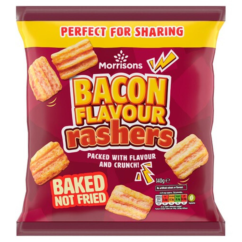 Morrisons Bacon Rashers 140g - UK Food & Drink - 5010525167763