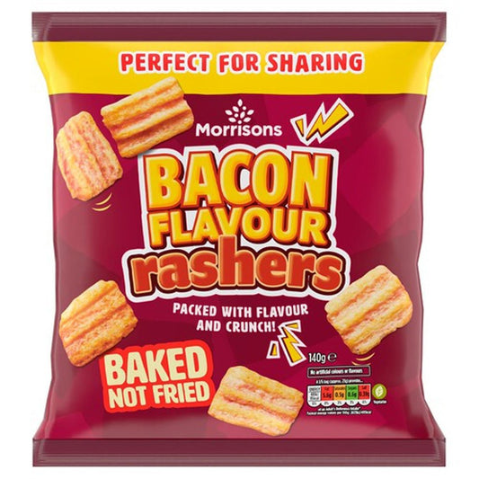 Morrisons Bacon Rashers 140g - UK Food & Drink - 5010525167763