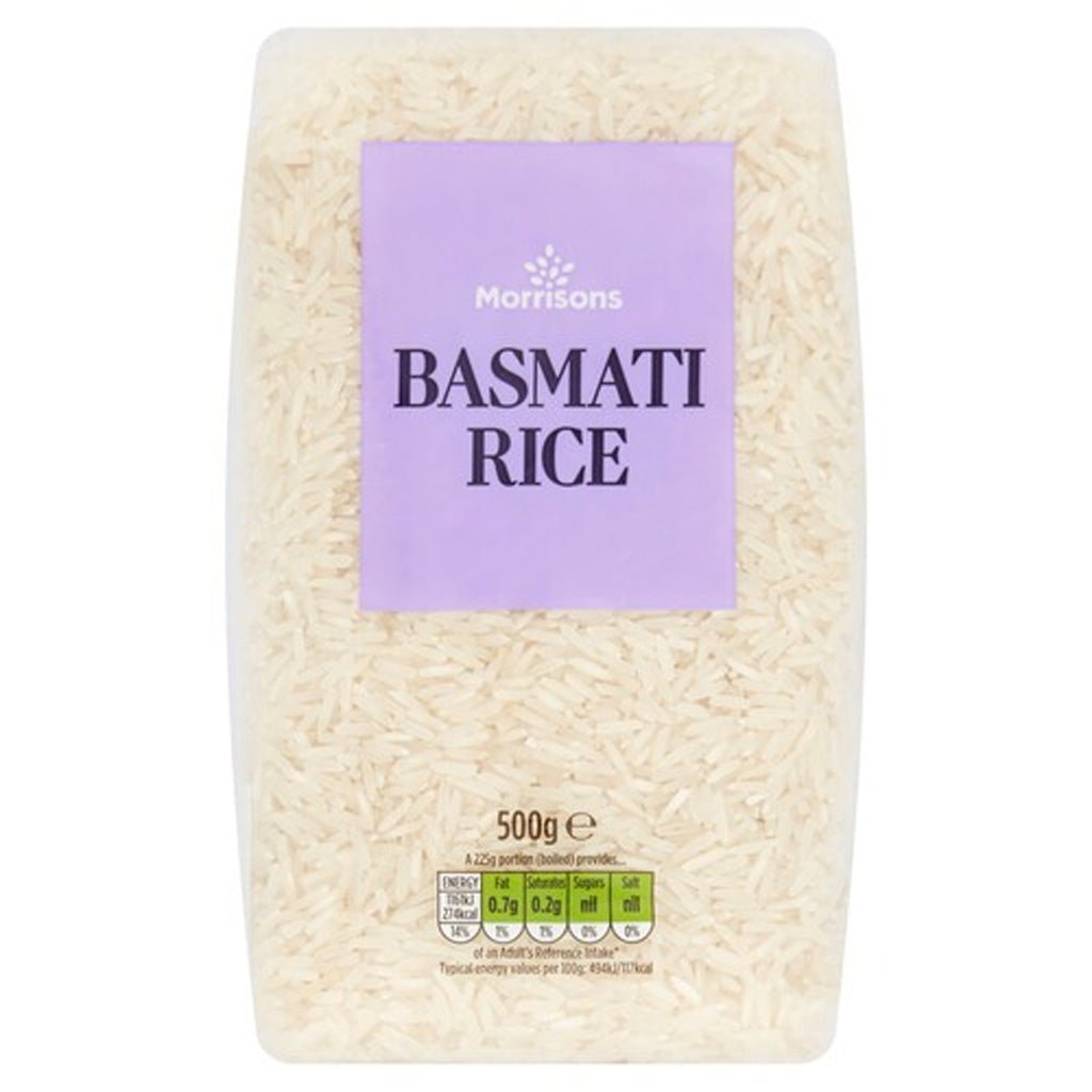 Morrisons Basmati Rice 500g - UK Food & Drink - 5010251461166