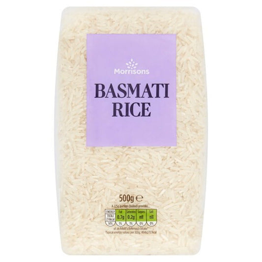 Morrisons Basmati Rice 500g - UK Food & Drink - 5010251461166