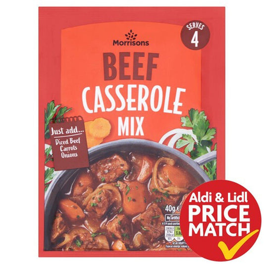 Morrisons Beef Casserole Sauce Mix 37g - UK Food & Drink - 5010251560081