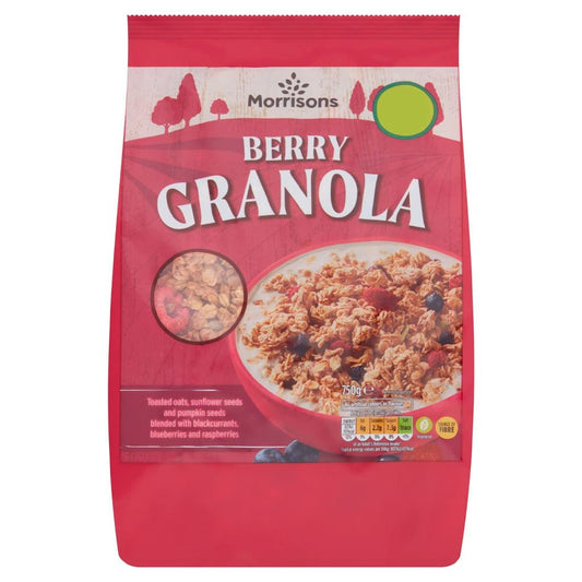 Morrisons Berry Granola 750g - UK Food & Drink - 5010251743378