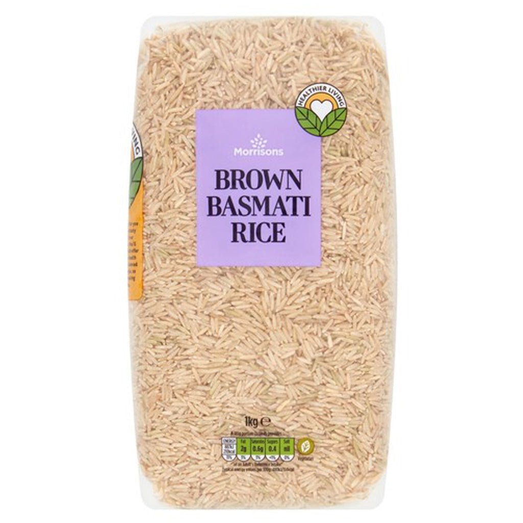 Morrisons Brown Basmati Rice 1kg - UK Food & Drink - 5010251461319