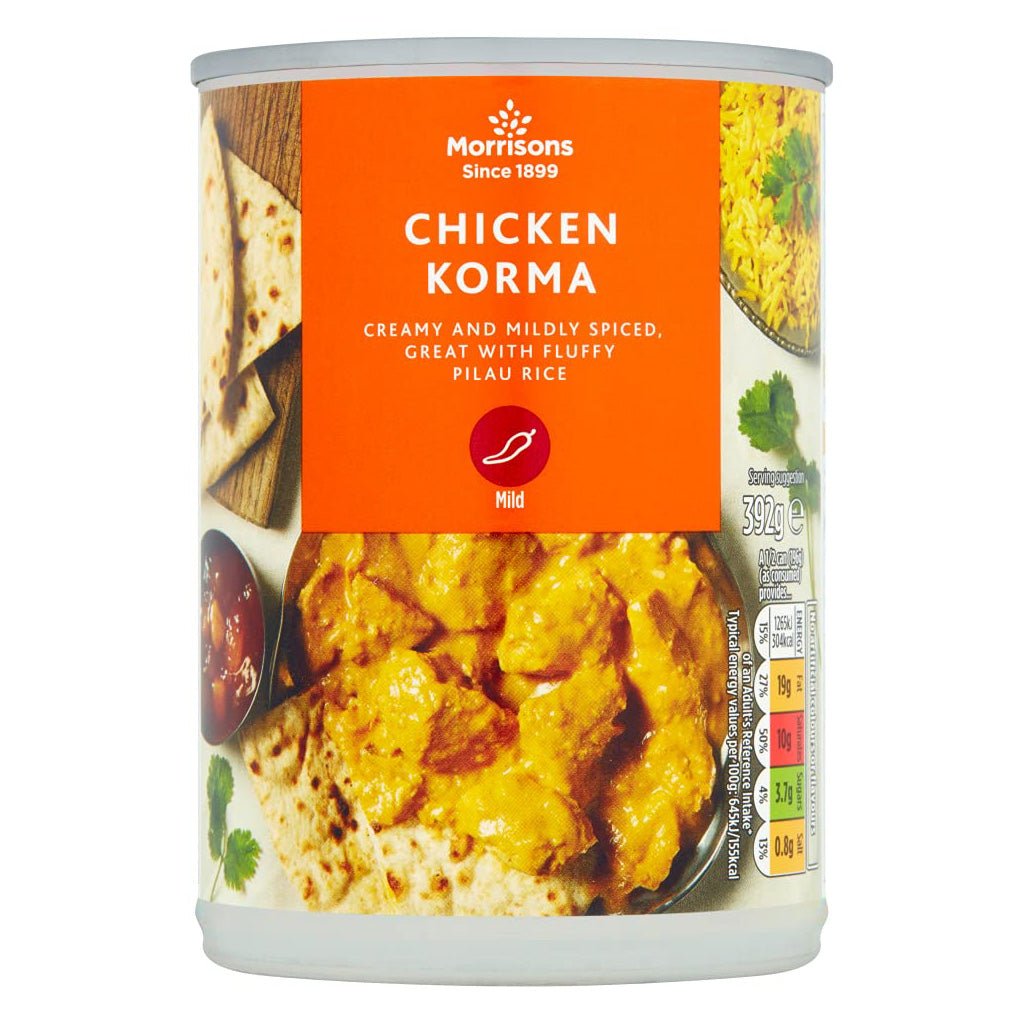 Morrisons Chicken Korma 392g - UK Food & Drink - 5010525092959