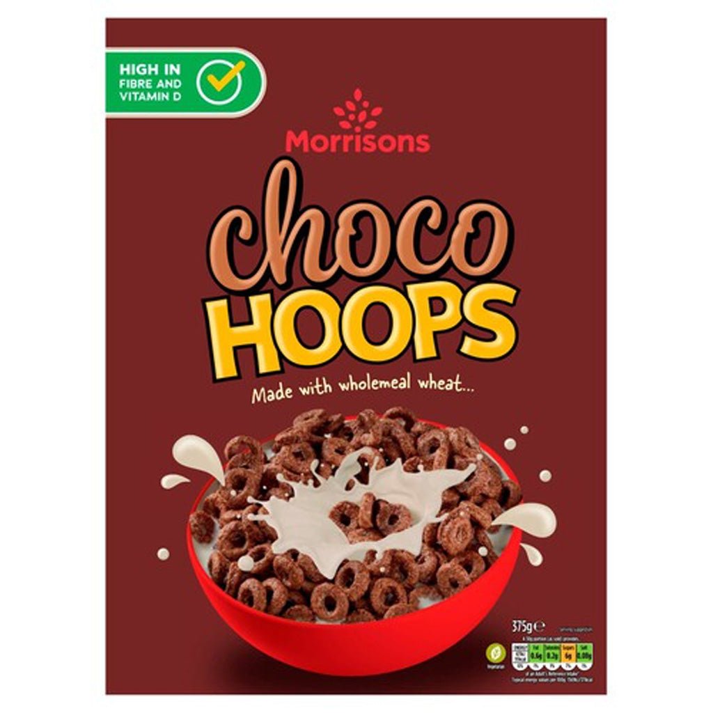 Morrisons Choco Hoops 375g - UK Food & Drink - 5010251523185