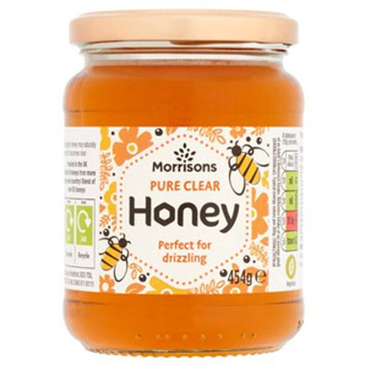 Morrisons Clear Honey 454g - UK Food & Drink - 5010251450238