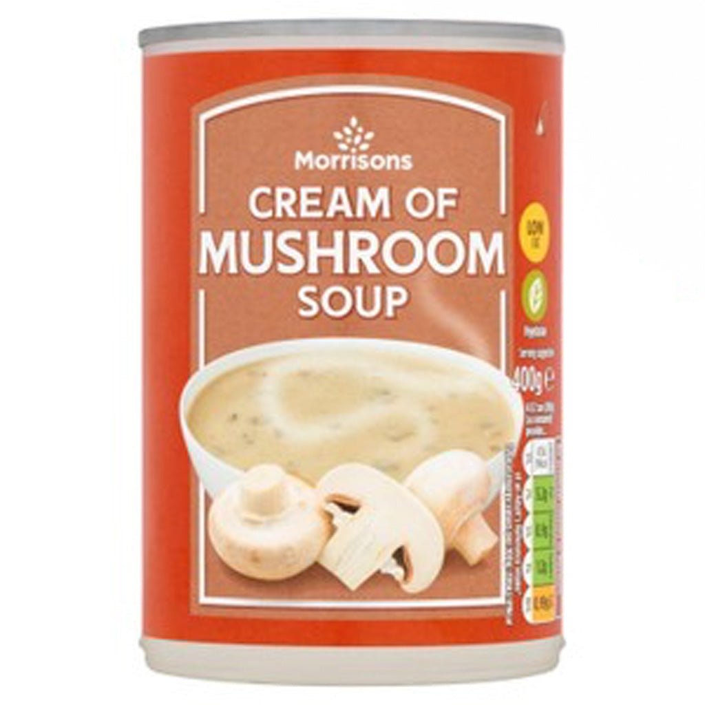Morrisons Cream of Mushroom Soup 400g - UK Food & Drink - 5010251476658