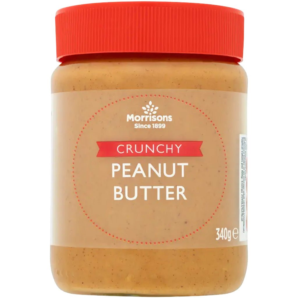 Morrisons Crunchy Peanut Butter 340g - UK Food & Drink - 5010251450382