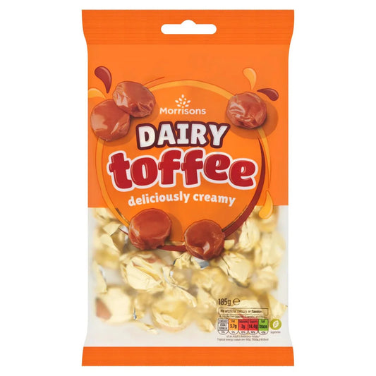 Morrisons Dairy Toffee 185g - UK Food & Drink - 5010251407478