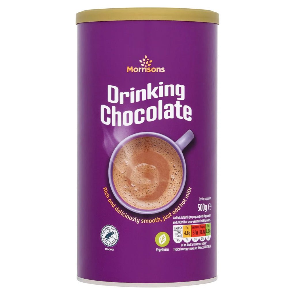 Morrisons Drinking Chocolate 500g - UK Food & Drink - 5010251953319