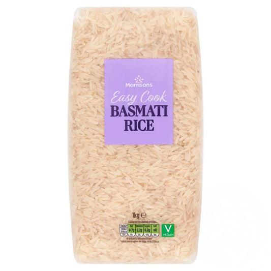 Morrisons Easy Cook Basmati Rice 1000g - UK Food & Drink - 5010251461180