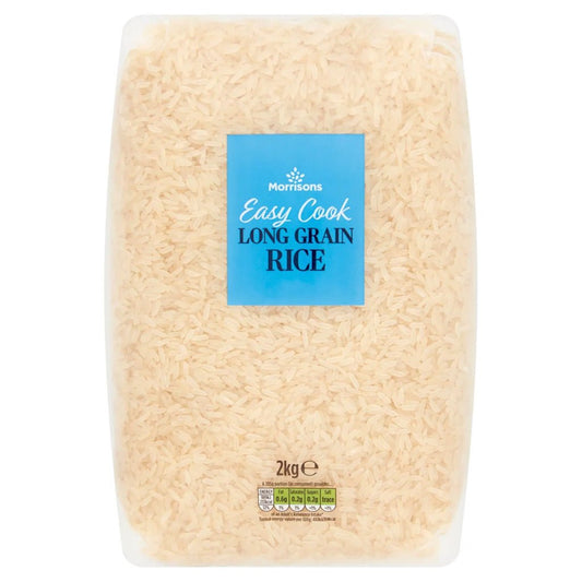 Morrisons Easy Cook Long Grain Rice 2kg - UK Food & Drink - 5010251903017