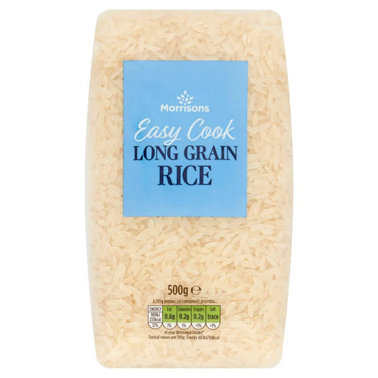 Morrisons Easy Cook Long Grain Rice 500g - UK Food & Drink - 5010251903024