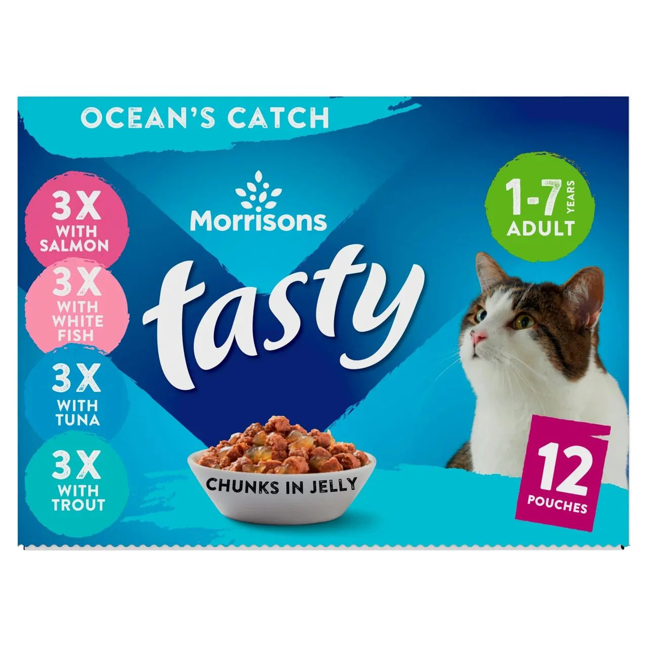Morrisons Fish Selection in Jelly 12x100g - UK Food & Drink - 5010251664826