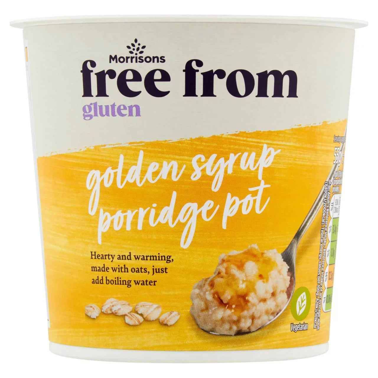 Morrisons Free From Golden Syrup Porridge 55g - UK Food & Drink - 5010525048796