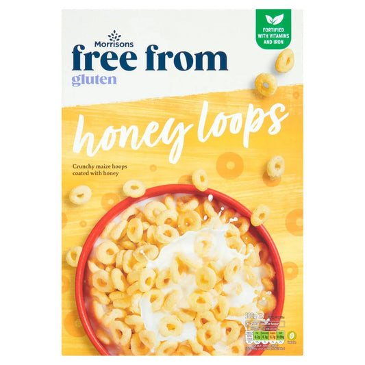 Morrisons Free From Honey Loops 300g - UK Food & Drink - 5010525022086