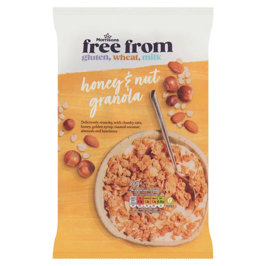 Morrisons Free From Honey Nut Granola 350g - UK Food & Drink - 5010525017716