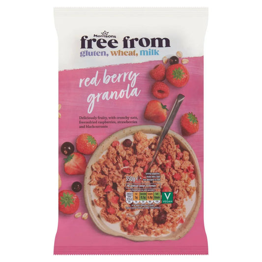 Morrisons Free From Red Berry Granola 350g - UK Food & Drink - 5010525017723