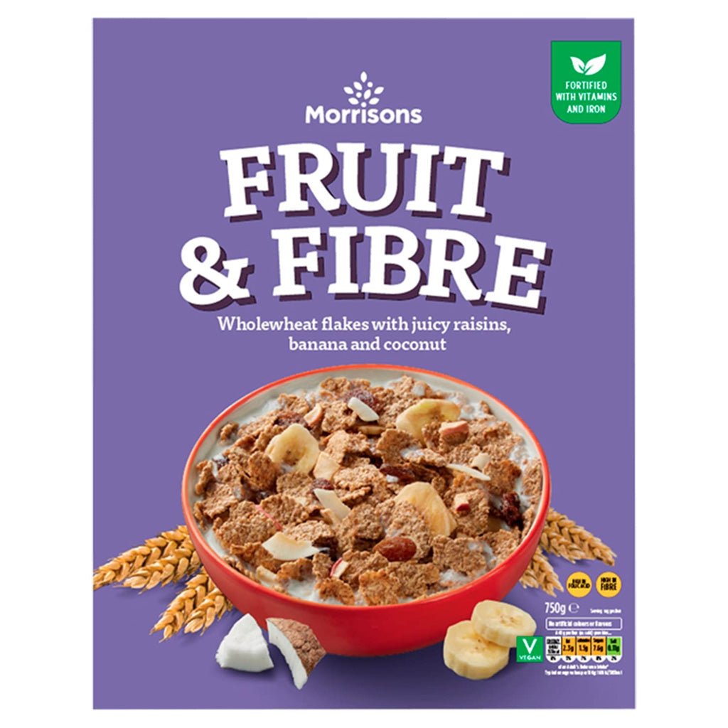 Morrisons Fruit & Fibre 750g - UK Food & Drink - 5010251523246
