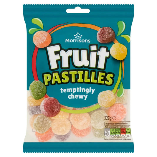 Morrisons Fruit Pastilles 227g - UK Food & Drink - 5010251714682