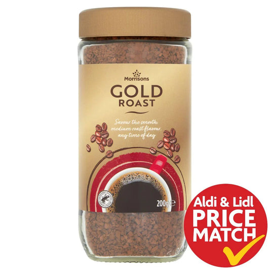 Morrisons Gold Coffee 200g - UK Food & Drink - 5010251620518