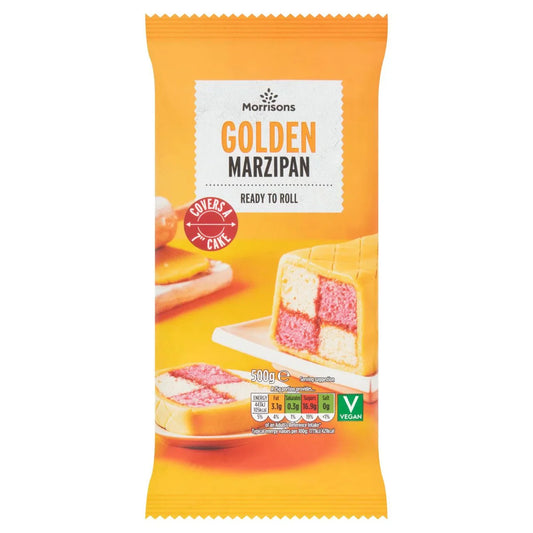Morrisons Golden Marzipan 500G - UK Food & Drink - 5010251952909