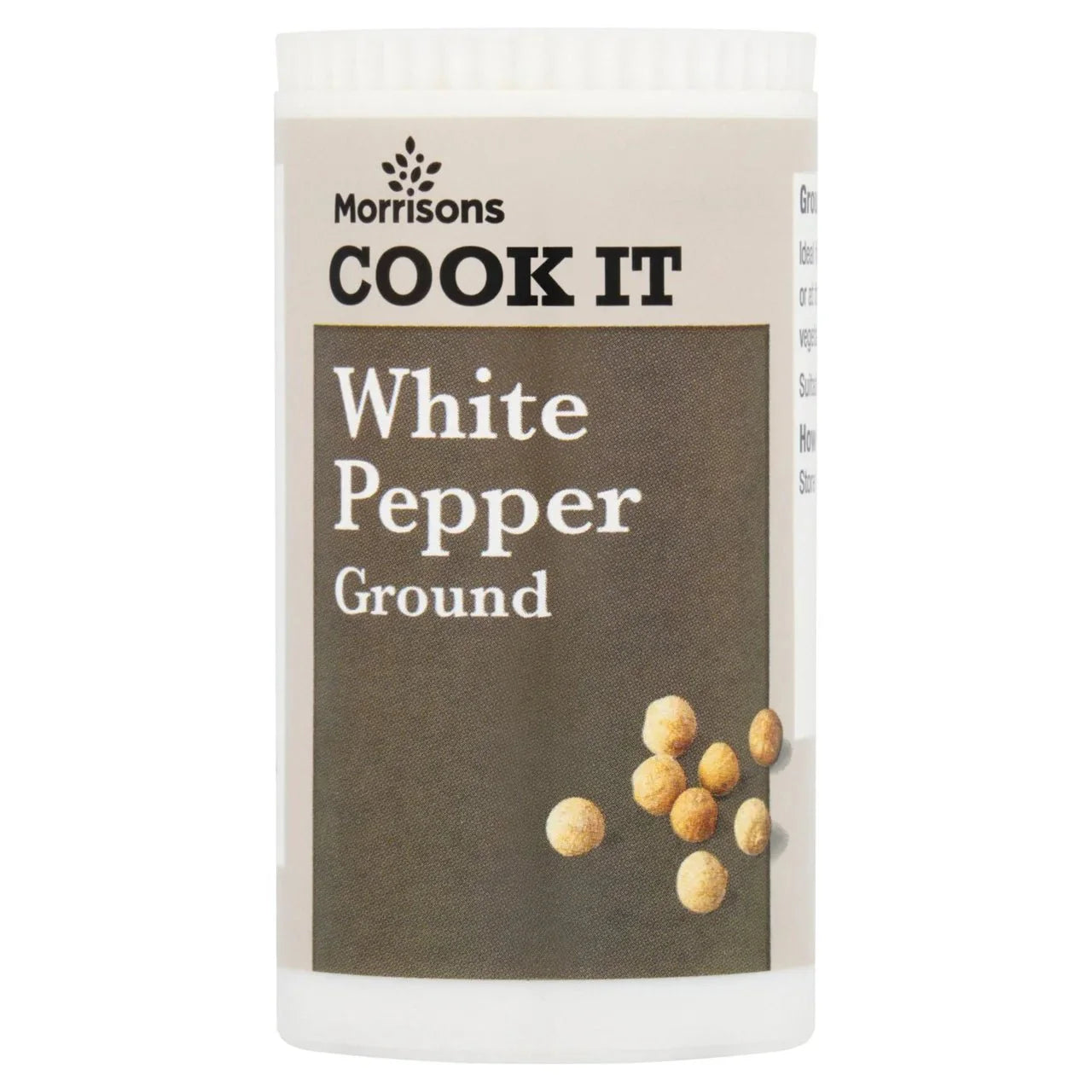 Morrisons Ground White Pepper 25g - UK Food & Drink - 5010251607298