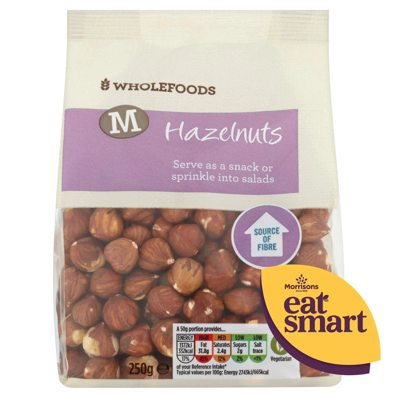 Morrisons Hazelnuts 250g - UK Food & Drink - 5010251554592