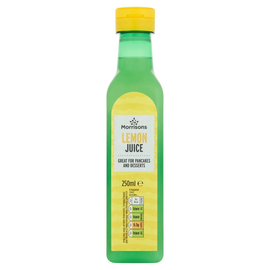 Morrisons Lemon Juice 250ml - UK Food & Drink - 5010251638230