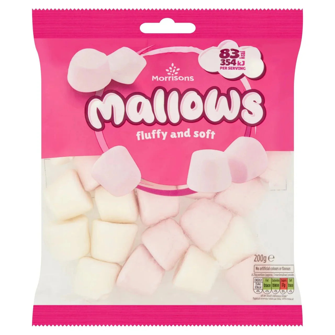 Morrisons Marshmallows 200g - UK Food & Drink - 5010251536482
