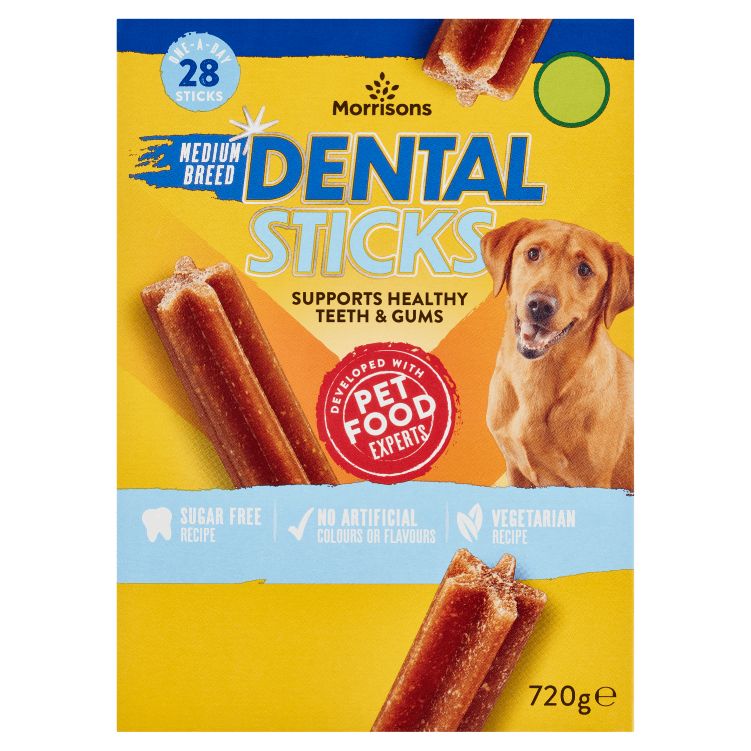 Morrisons Medium Breed Dental Sticks 720g - UK Food & Drink - 5010251665205