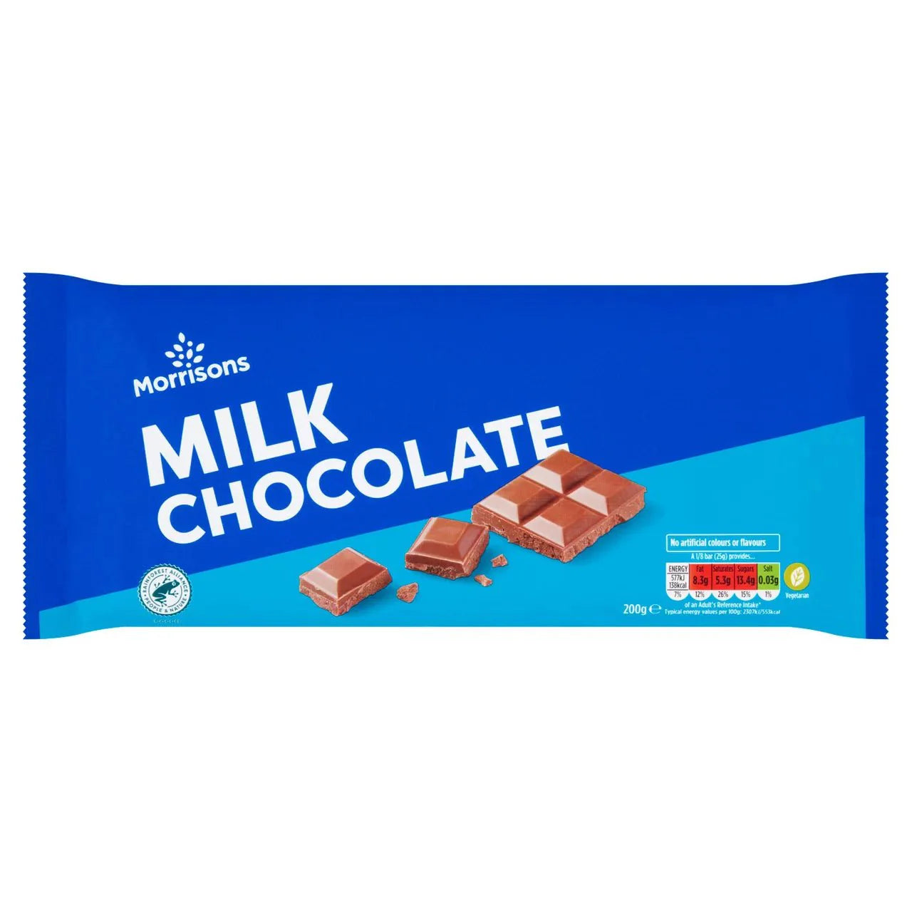Morrisons Milk Chocolate 200g - UK Food & Drink - 5010525222219