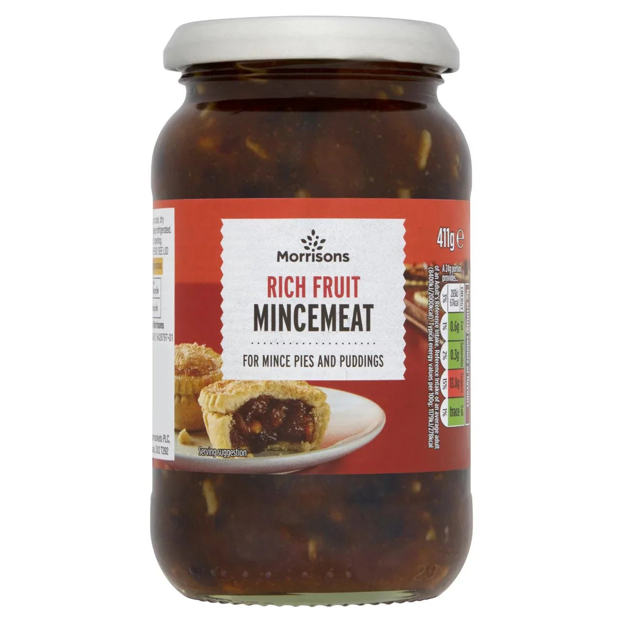 Morrisons Mincemeat 411g - UK Food & Drink - 5010251557173