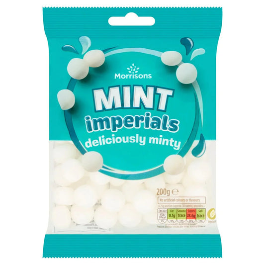 Morrisons Mint Imperials 200g - UK Food & Drink - 5010251596462