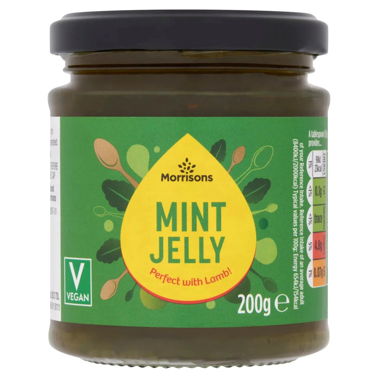 Morrisons Mint Jelly 200g - UK Food & Drink - 5010525274591
