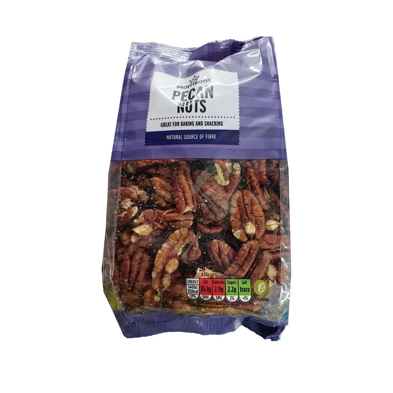 Morrisons Pecan Nuts 250g - UK Food & Drink - 5010251687788