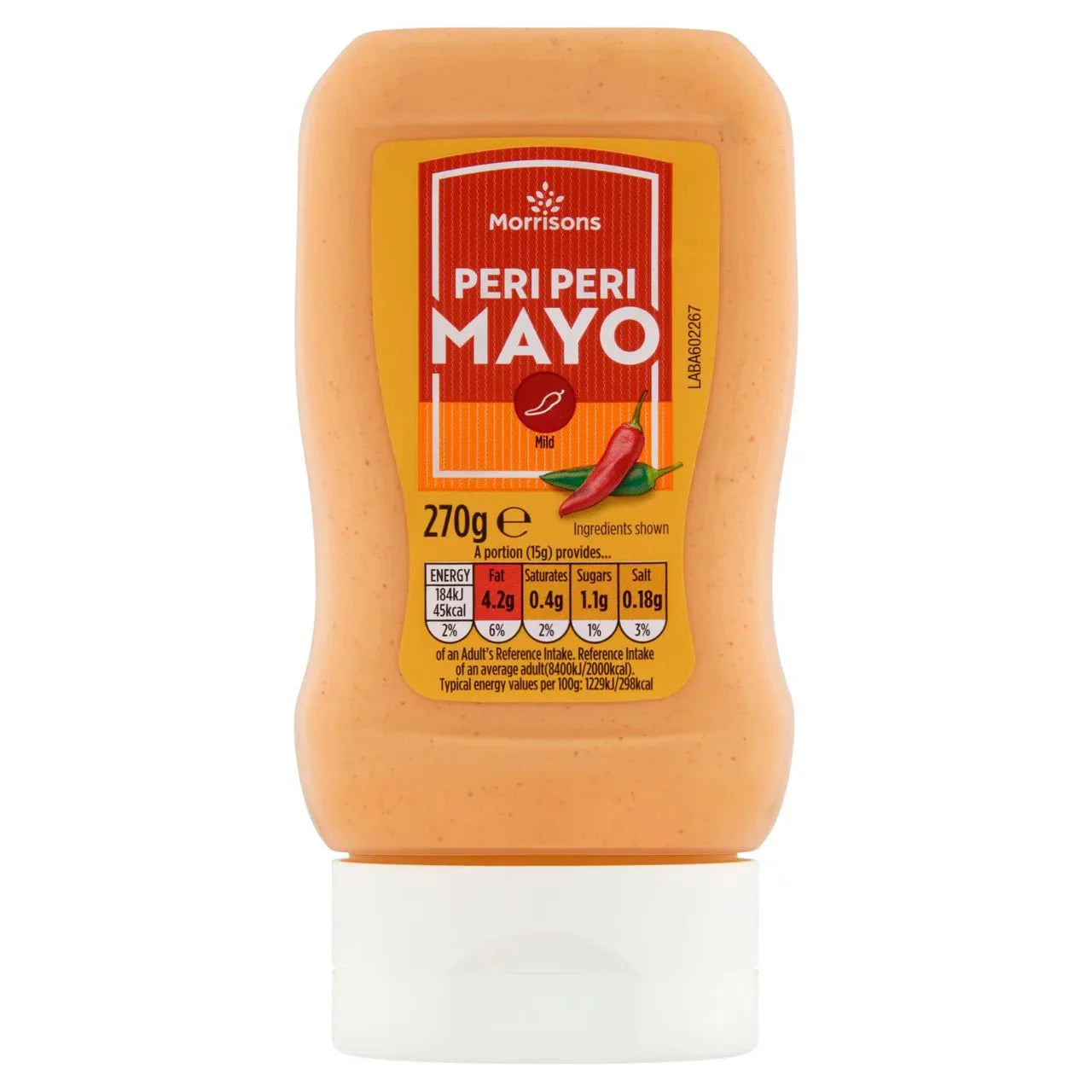 Morrisons Peri Peri Mayo 270g - UK Food & Drink - 5010525125688