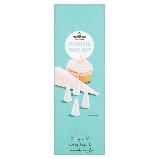 Morrisons Piping Bag & Nozzle Set 14pc - UK Food & Drink - 5010251747420