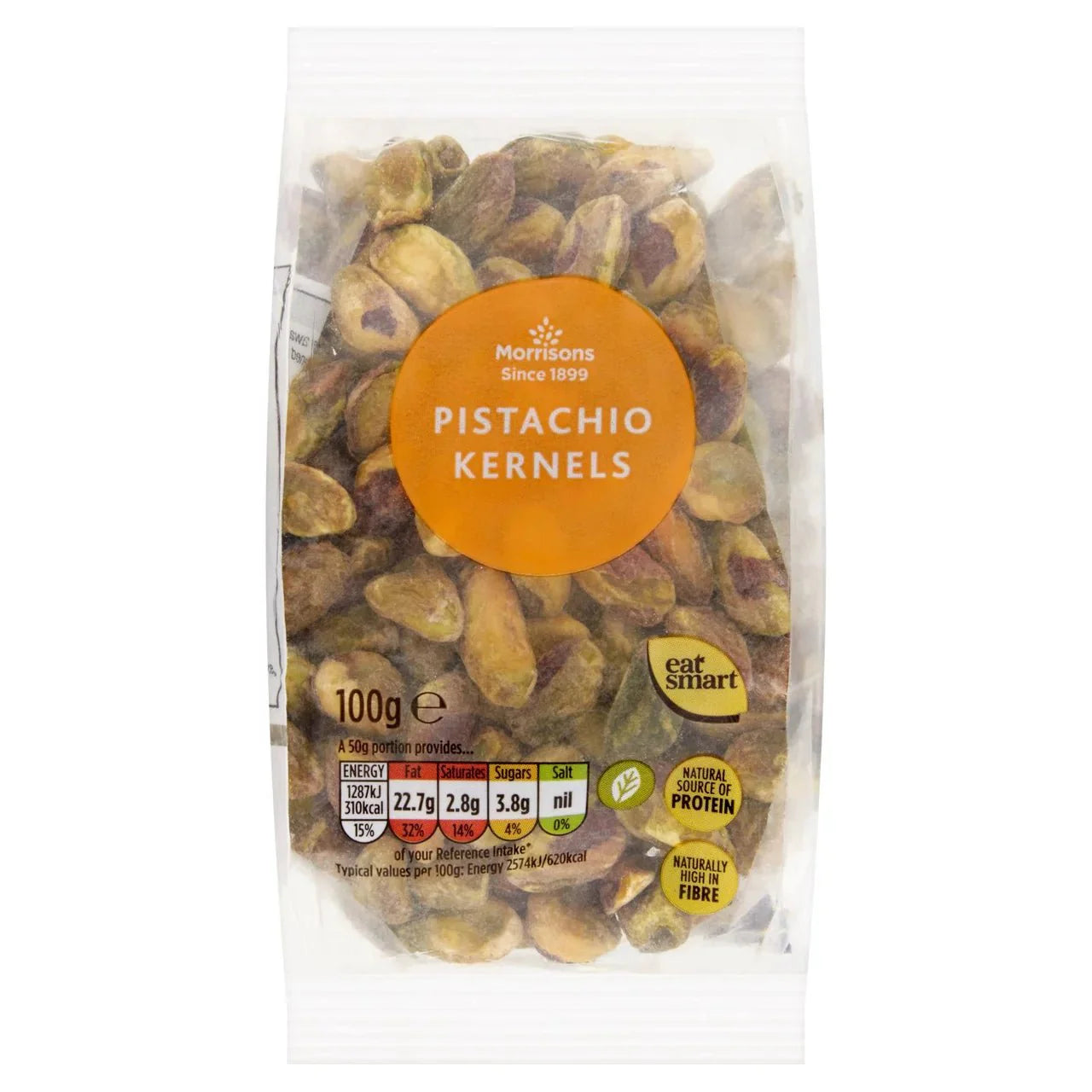 Morrisons Pistachio Kernals 100g - UK Food & Drink - 5010251638551
