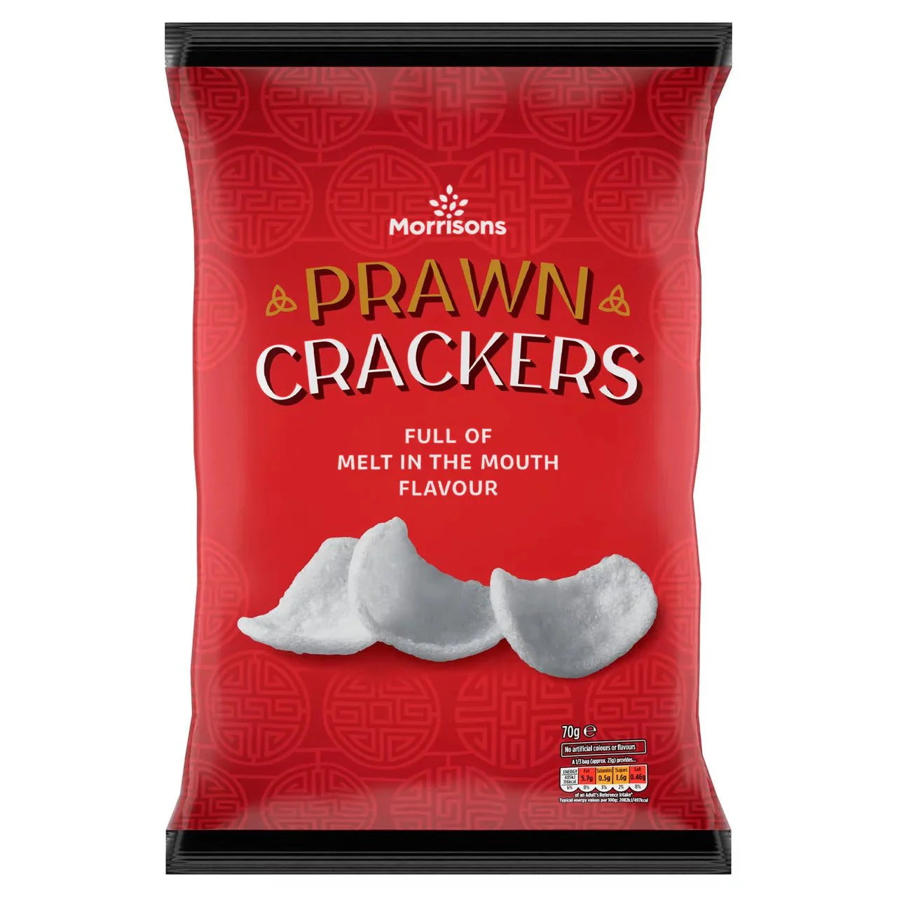 Morrisons Prawn Crackers 70g - UK Food & Drink - 5010525167770