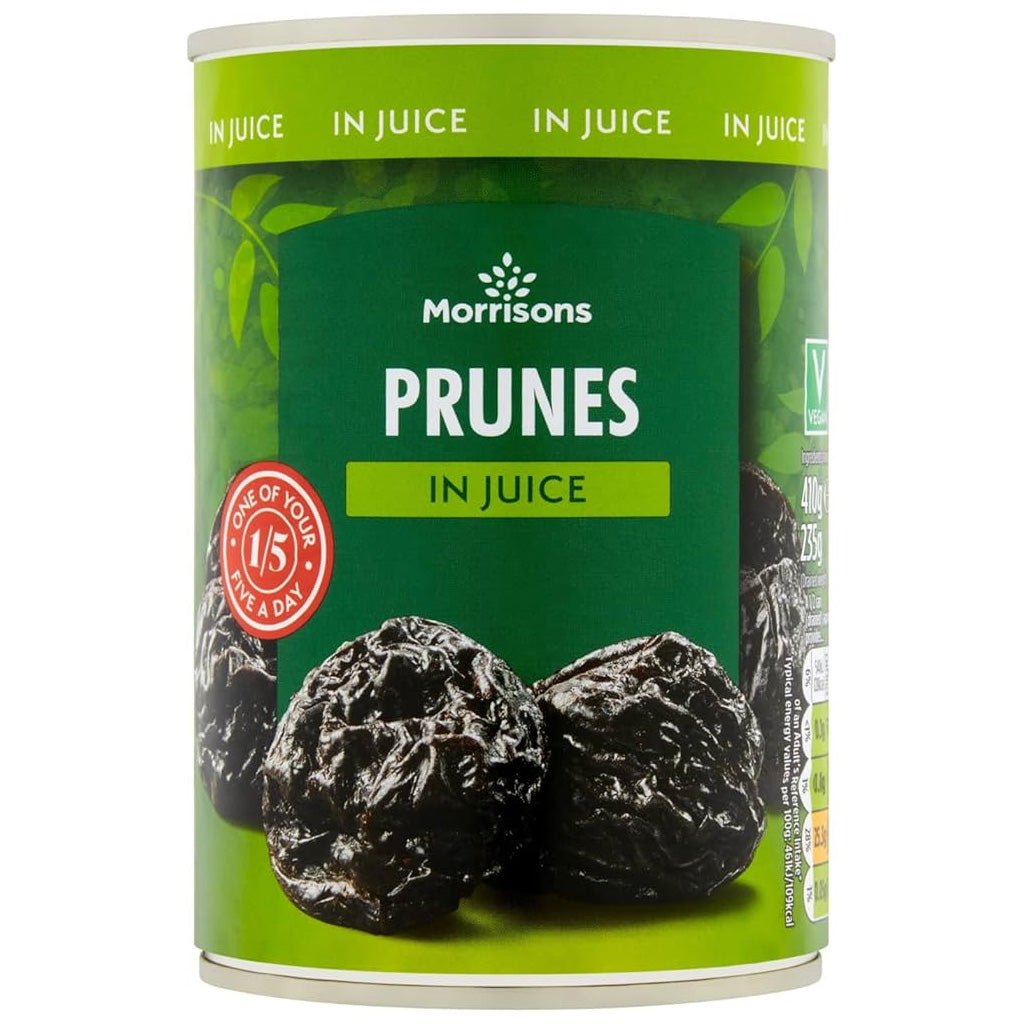 Morrisons Prunes In Juice 410g - UK Food & Drink - 5010251555933