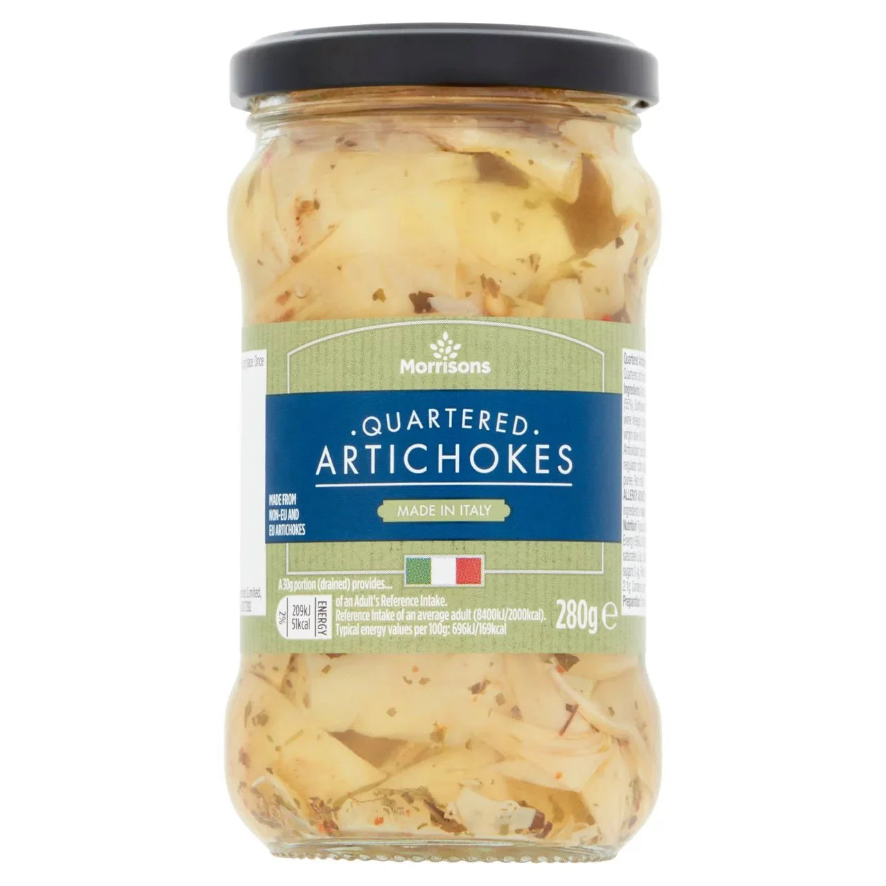 Morrisons Quartered Artichokes 280g - UK Food & Drink - 5010251878452