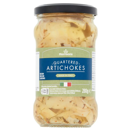 Morrisons Quartered Artichokes 280g - UK Food & Drink - 5010251878452