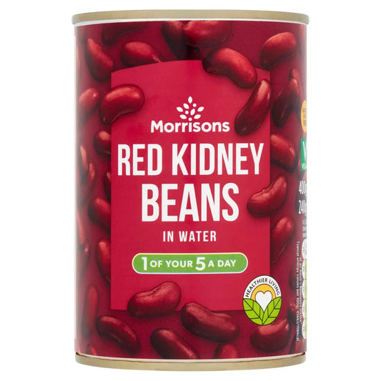 Morrisons Red Kidney Beans in Water 400g - UK Food & Drink - 5010251535584