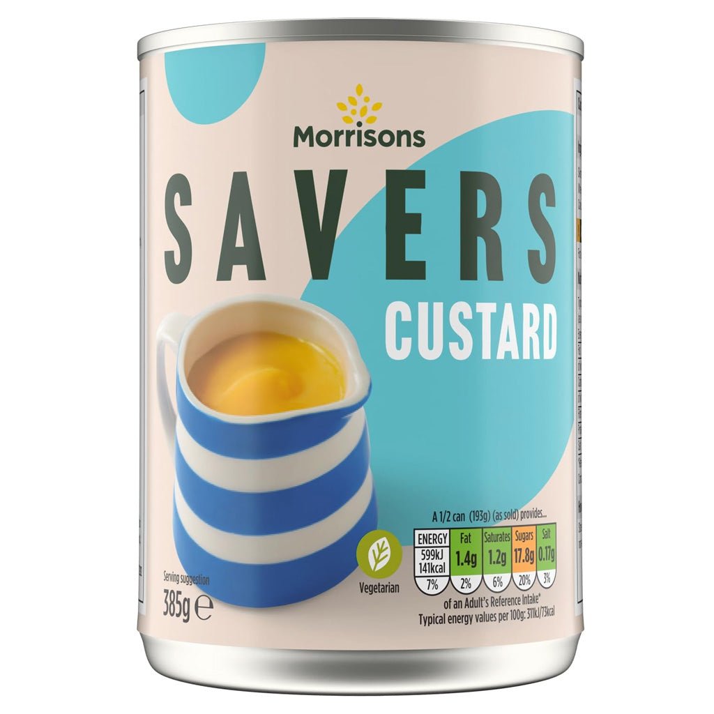 Morrisons Savers Custard 385g - UK Food & Drink - 5010251425717