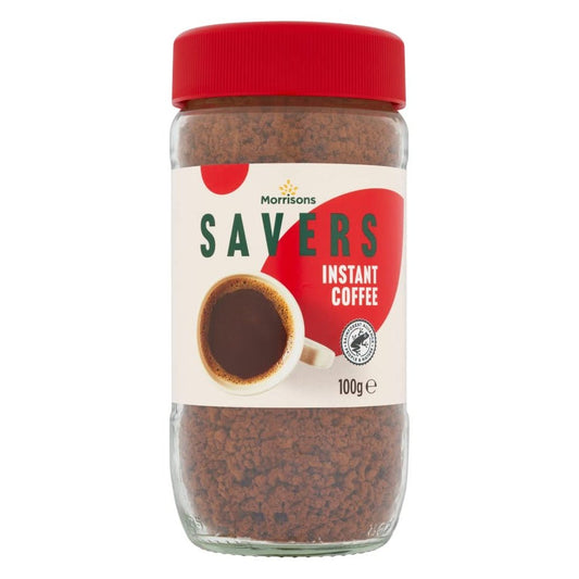Morrisons Savers Regular Instant Coffee 100g - UK Food & Drink - 5010251620525