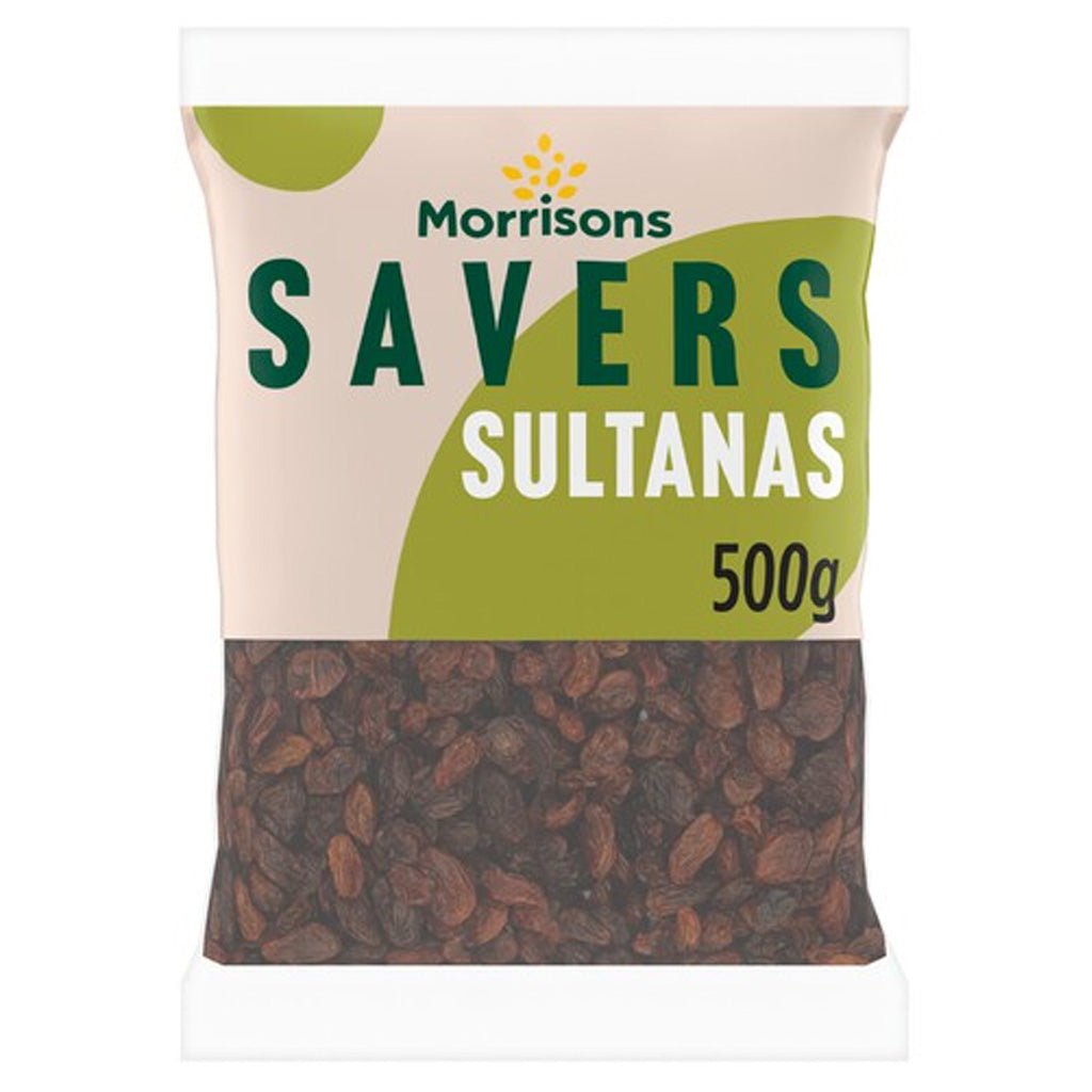 Morrisons Savers Sultanas 500g - UK Food & Drink - 5010251425793
