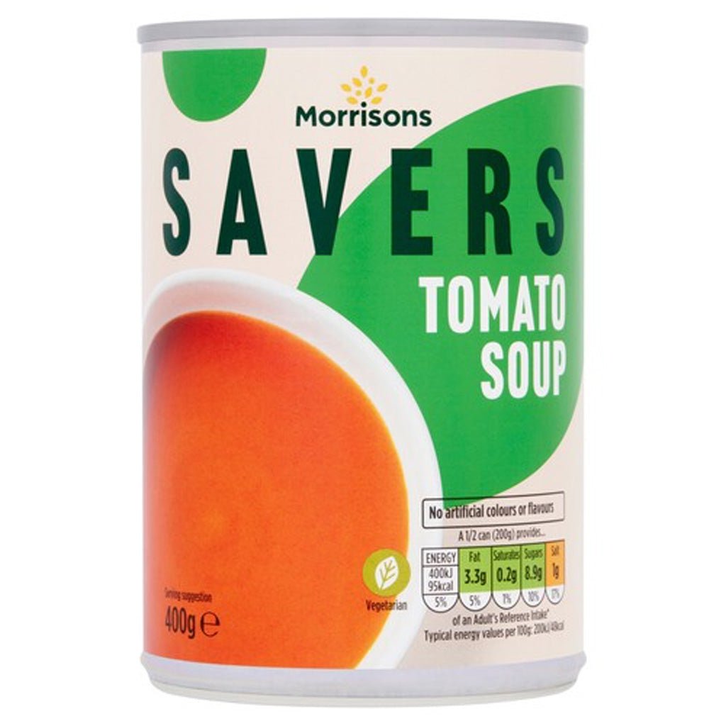 Morrisons Savers Tomato Soup 400g - UK Food & Drink - 5010251550228