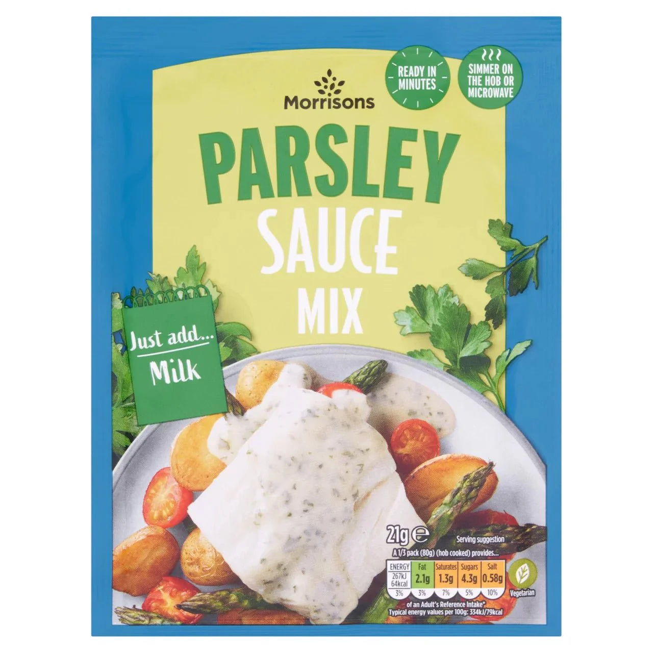 Morrisons Simmer Sauce Parsley Mix 21g - UK Food & Drink - 5010251560029